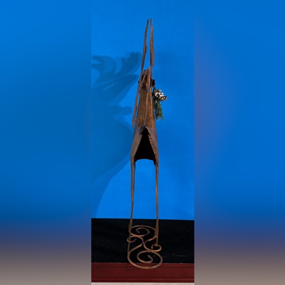 Tall Rustic Brown Reindeer Holiday Decor - Picture 5 of 11